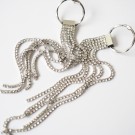 Lange strassøredobber i sølv thumbnail