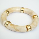 Ivory elastisk armbånd thumbnail